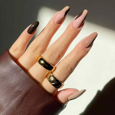 Abstract Neutral - MYM Beauty Cream Colored Nails for Fall 