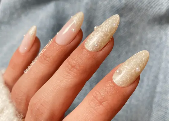 14 idee per unghie crema per l'autunno per la perfetta manicure neutra
