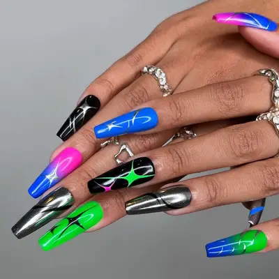 Futuristic neon