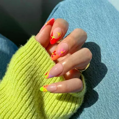 Spritz-inspired French tips