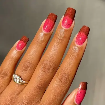 Red jelly nails