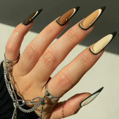 Assorted Chocolate Cartoon Nails