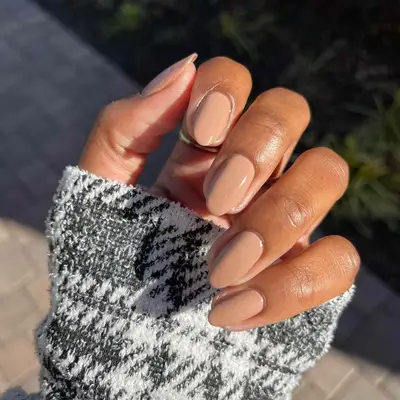 Soft Sand Nude Nails - MYM Beauty Short Nude Nail Ideas