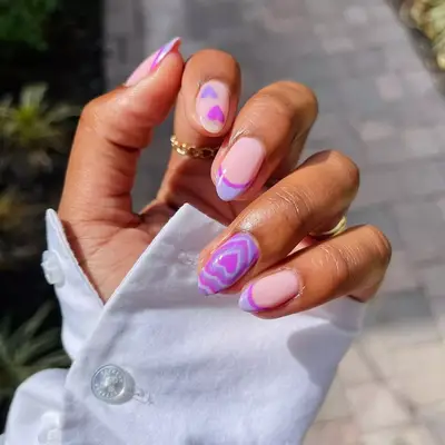 Pink and Purple Valentine