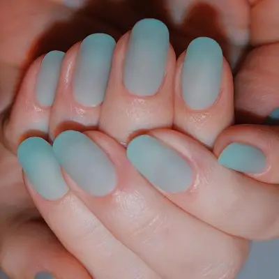 Seaglass nails
