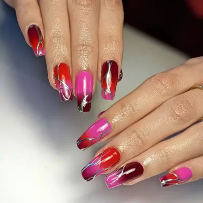 red and pink valentine