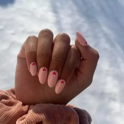 close up red and pink valentine