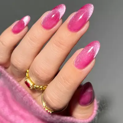Barbie Pink Illusion French Tips