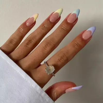 Watercolor gradient tips