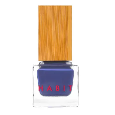 Violet-blue creamy nail polish