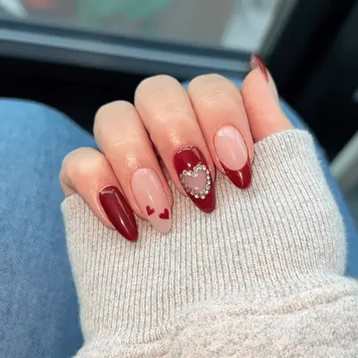 Red velvet nails