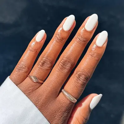 White nail polish