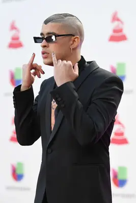  Bad Bunny attends the 19th annual Latin GRAMMY Awards at MGM Grand Garden Arena on November 15, 2018 in Las Vegas, Nevada.