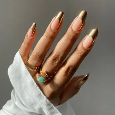 Red Bow Present Nails 