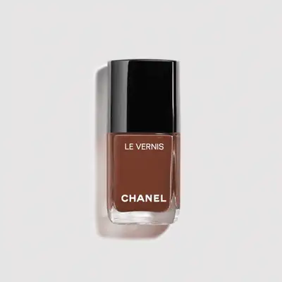 brown Chanel nail polish