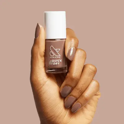 Olive and June brown nail polish