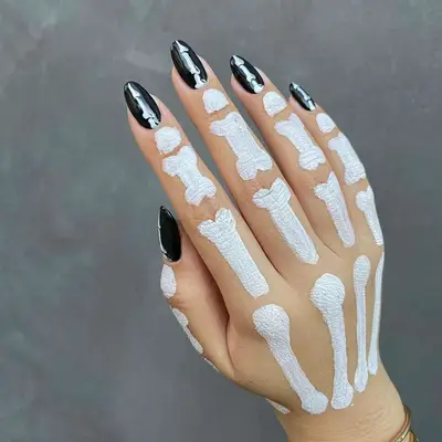 skeleton nails 