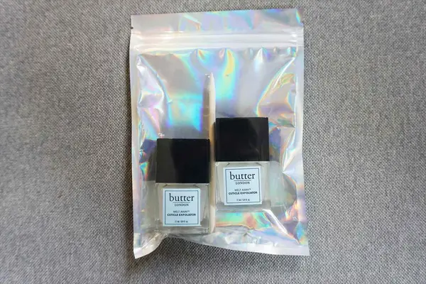 Butter London Melt Away Cuticle Exfoliator in a bag 