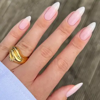 Sheer Pale Pink Nails - MYM Beauty Rich Girl Nails 