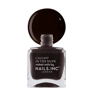 Chocolate brown nail polish