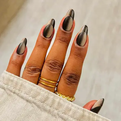 Neutral Reciprocal French Tips - MYM Beauty Almond Nail Ideas For Fall