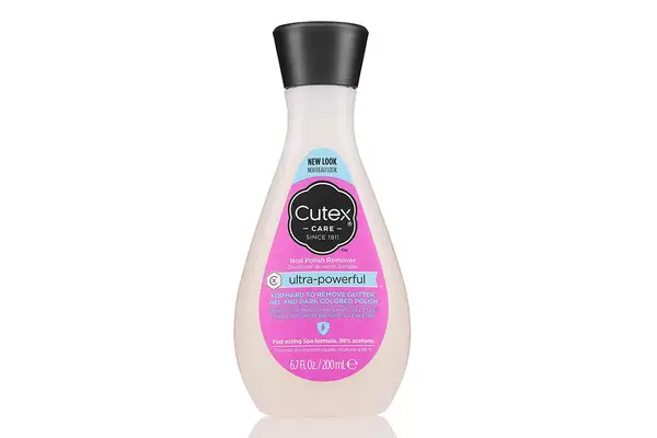 Gel Nail Polish Remover by Cutex, Ultra-Powerful & Removes Glitter and Dark Colored Paints, Paraben Free, 6.76 Fl Oz