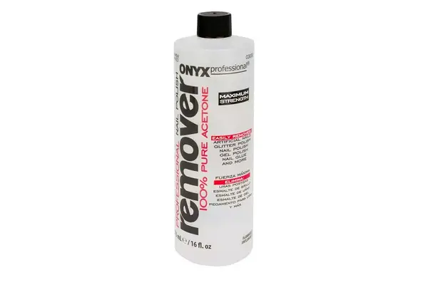 Onyx Professional 100% Pure Acetone Nail Polish Remover, 16 fl oz