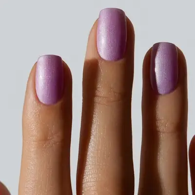 Iridescent Lavender Nails