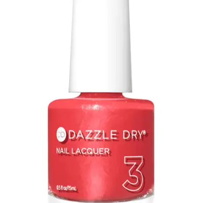 Bottle of Dazzle Dry nail lacquer with number 3 on the label