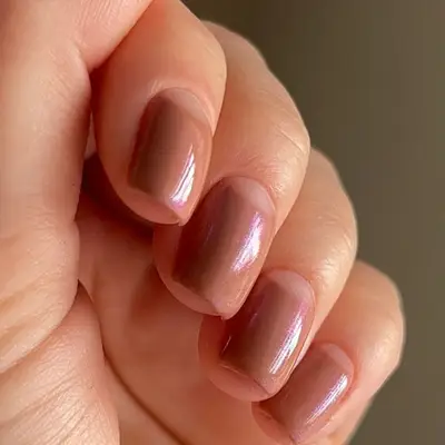 Cutout Caramel Cuticles - MYM Beauty Caramel Nail Ideas