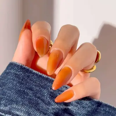 Candied Caramel Nails - MYM Beauty Caramel Nail Ideas