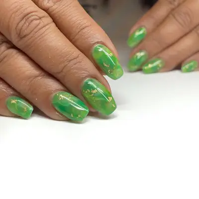 Korean Nail Trends Marble Nails