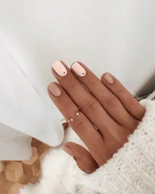 Nude Nail Designs Daisies