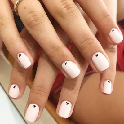 Nude Nail Designs Stars