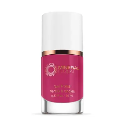 mineral fusion fuchsia pink nail polish