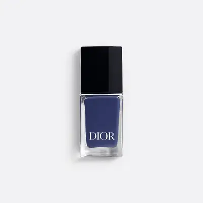 dior deep ocean blue nail polish