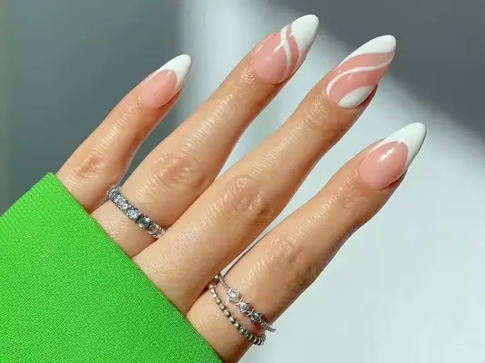 white french manicure