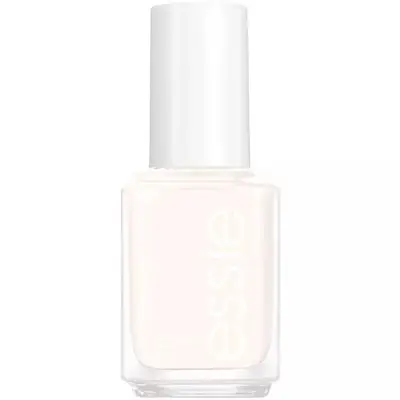 A bottle of Essie nail polish labeled Marshmallow