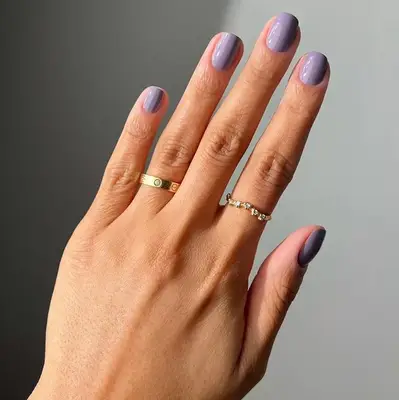 lavender square nails
