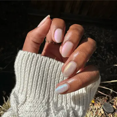 Titanium chrome nails