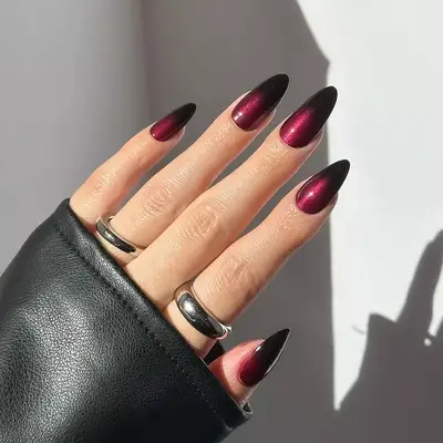 Vampy Ombre Nails - MYM Beauty Halloween Nail Ideas