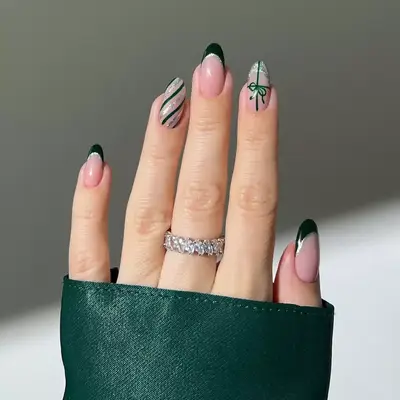 Green and silver
