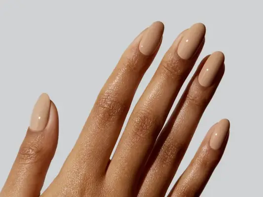 a soft camel manicure