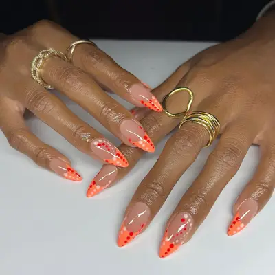 Polka dot Frenchies.