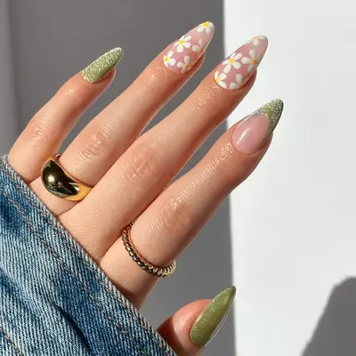 Pink Velvet Butterfly Nails - MYM Beauty Velvet Nail Ideas for Spring 