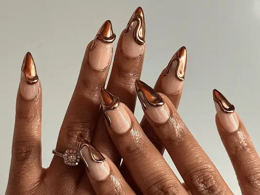 20 krom franske negleideer, der fejrer essensen af ​​efteråret