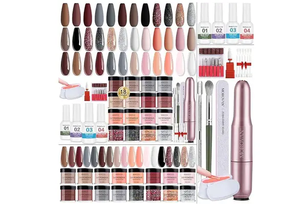 Morovan 54 Piece Dip Powder Nail Kit