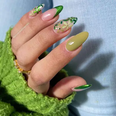 green french manicure