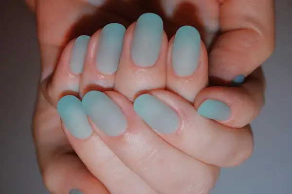 sea glass nails