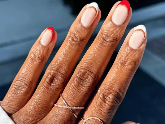 25 lustige und festliche französische Maniküre -Ideen für Juli